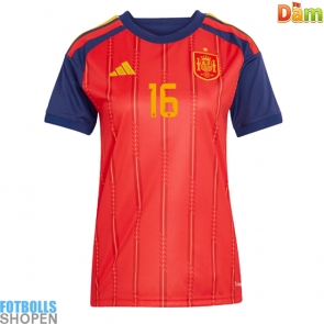 Billiga Spanien Rodri Hernandez #16 Hemmatröja Dam VM 2026 Kortärmad